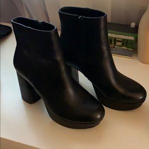 steve madden platform booties